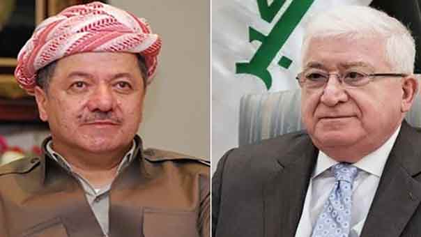 معصوم في مرمى نيران حزب البارزاني بسبب الاستفتاء