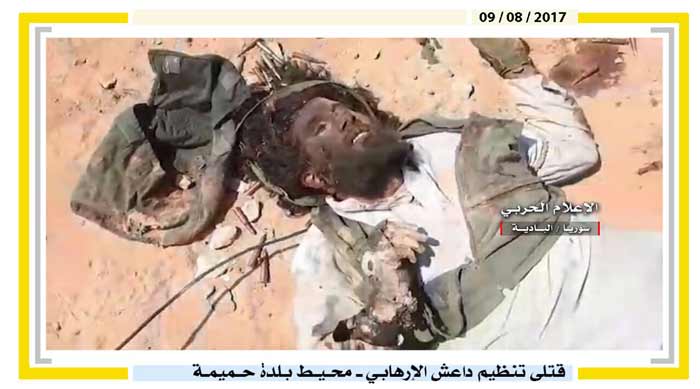 بالصور: قتلى &rsquo;داعش&rsquo; في الهجوم الفاشل على مواقع الجيش السوري بريف حمص