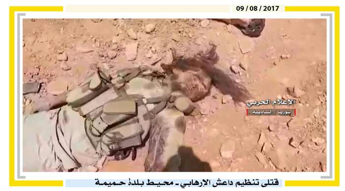 بالصور: قتلى &rsquo;داعش&rsquo; في الهجوم الفاشل على مواقع الجيش السوري بريف حمص