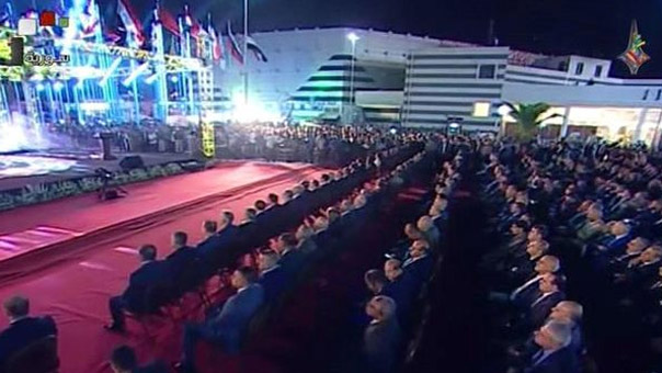 رئيس مجلس الوزراء السوري في افتتاح معرض دمشق الدولي: إرادتنا للحياة أقوى من إرهابهم
