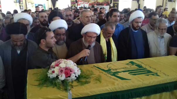 تشييع الشهيدين جعفر الموسوي وحيدر البزال في بلدتي قرحا والبزالية البقاعيتين