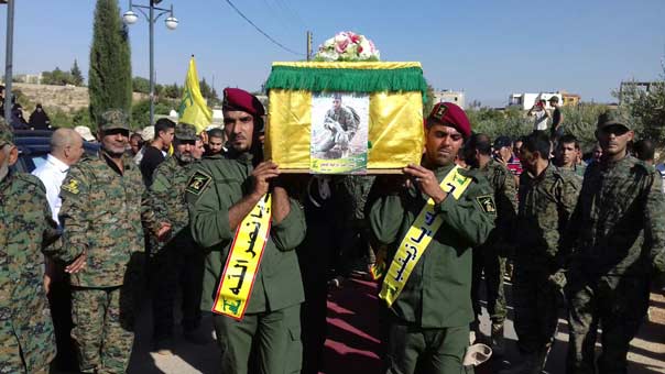 تشييع الشهيدين جعفر الموسوي وحيدر البزال في بلدتي قرحا والبزالية البقاعيتين