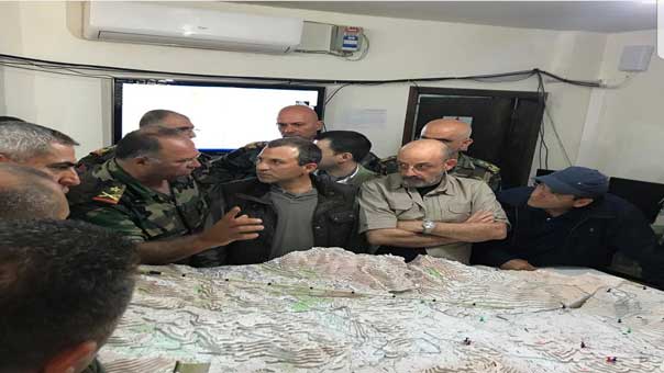 الوزير باسيل في غرفة عمليات الجيش اللبناني