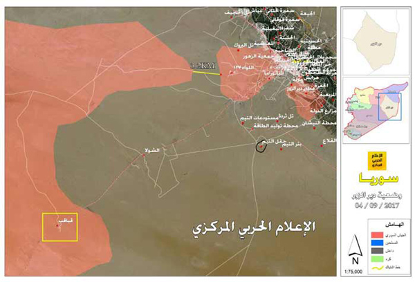 الجيش السوري على بعد كيلومترات معدودة من فكّ الحصار عن دير الزور