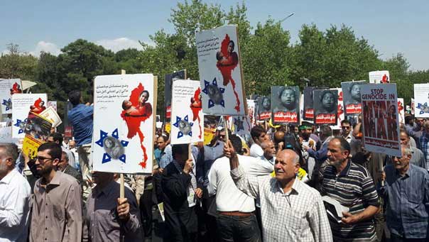 الجمهورية الاسلامية الإيرانية تتظاهر وتتحرك لوقف اضطهاد مسلمي ميانمار