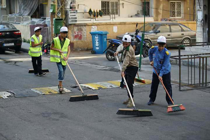 تنظيف الشوارع