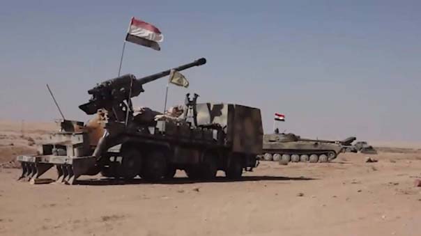 الاوتستراد الدولي بين دير الزور - دمشق بات بقبضة الجيش السوري والحلفاء.. وارهابيو ’داعش’ يهربون باتجاه الميادين