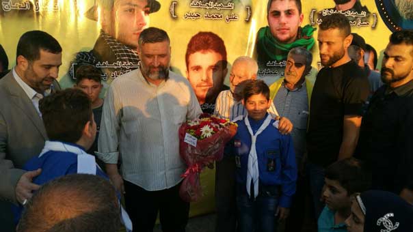 السيد أحمد صفي الدين يستقبل أبو مصطفى مع الأهل
