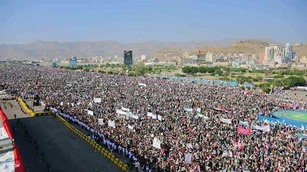 اليمنيون يحيون ذكرى انتصار ثورة 21 سبتمبر/أيلول