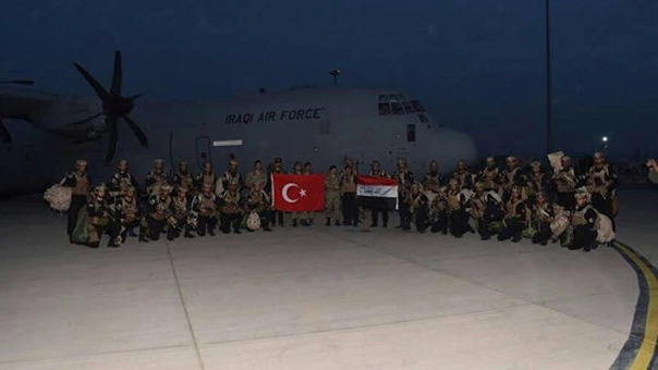 مناورات عسكرية عراقية تركية على الحدود بين البلدين