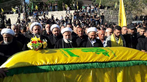حزب الله وجمهور المقاومة يشيعون الشهيد أحمد علي بدران في دير الزهراني