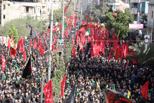 الضاحية الجنوبية لبيروت تحيي مراسم العاشر من محرّم