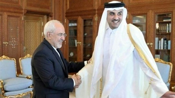 ظريف من قطر: لا يوجد حلول عسكرية لأزمات المنطقة

