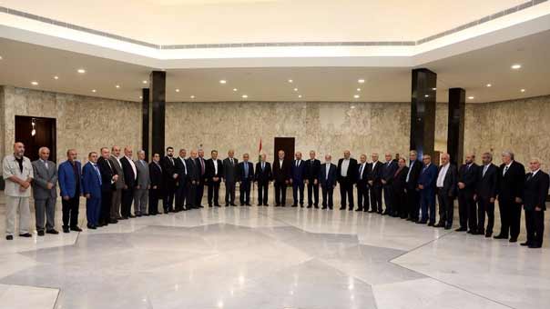 رئيس الجمهورية: الانتخابات ستتم في موعدها والتغيير آت وسنواجه الضغوط بوحدتنا الوطنية وارادتنا 