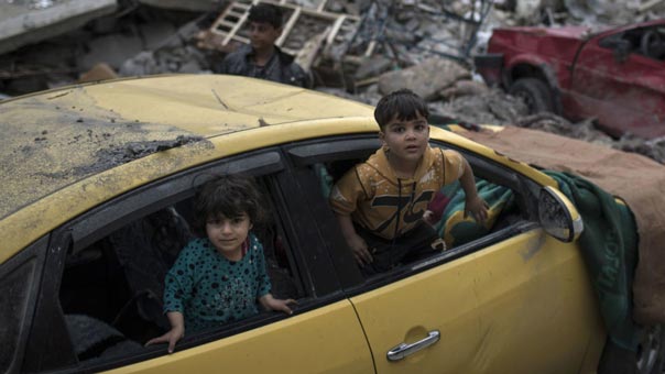 400 ألف طفل عراقي مشرد بعد معركة الموصل