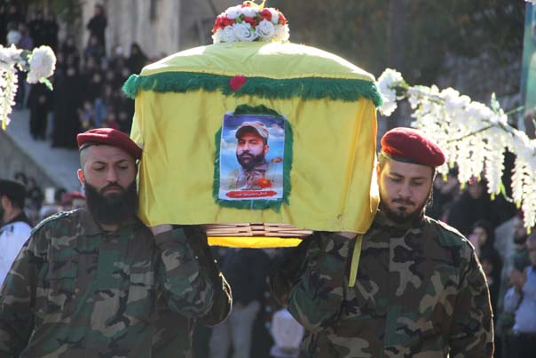 تشييع الشهيد كمال بيز في مشغرة بالبقاع الغربي
