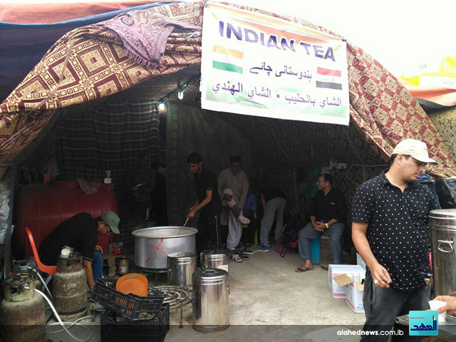 بالصور.. العهد يرافق &rsquo;المشاية&rsquo; على الطريق نحو كربلاء المقدسة