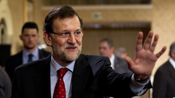 راخوي يزور كاتالونيا للمرة الاولى منذ فرض الوصاية على الاقليم