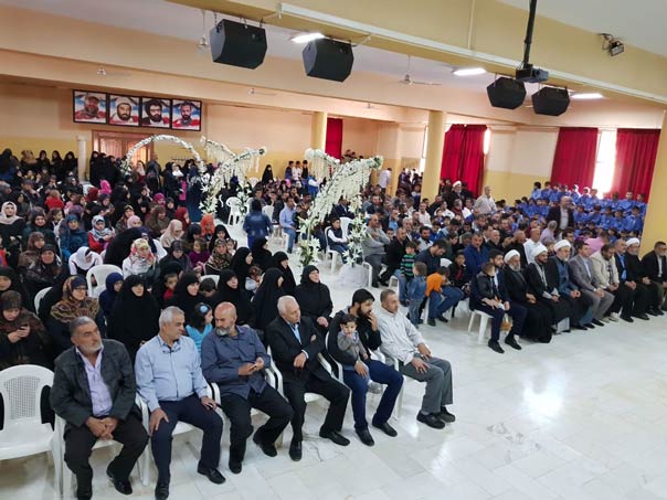 تكريم الناجحين في الشهادات الرسمية في مدرسة المهدي مشغرة