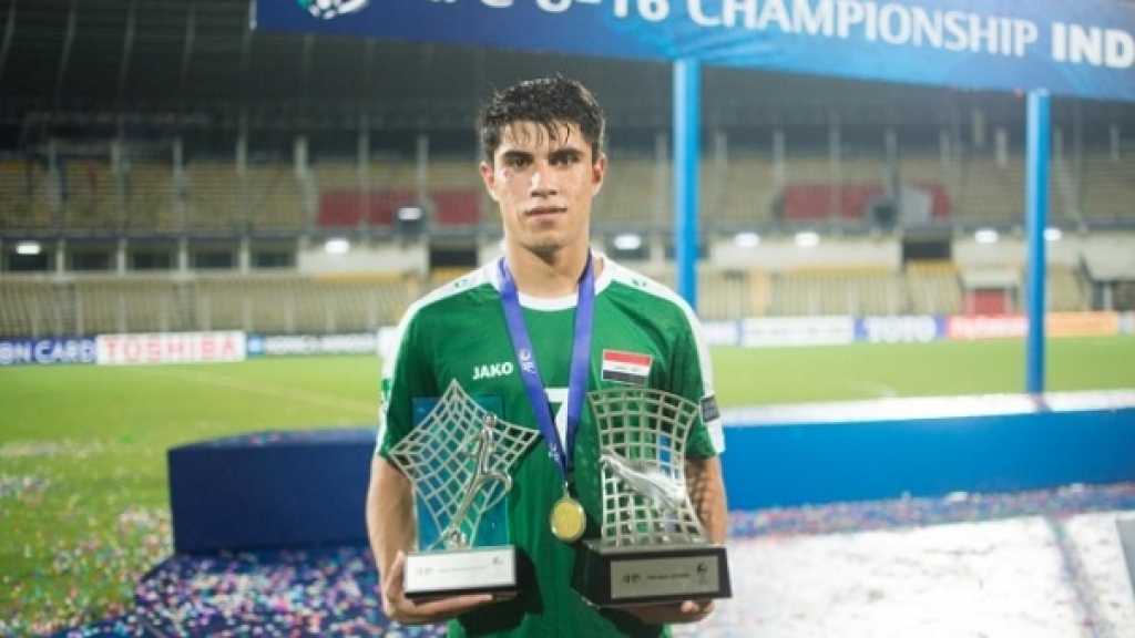 محمد داود لاعب عراقي ناشىء على أبواب كرة القدم العالمية