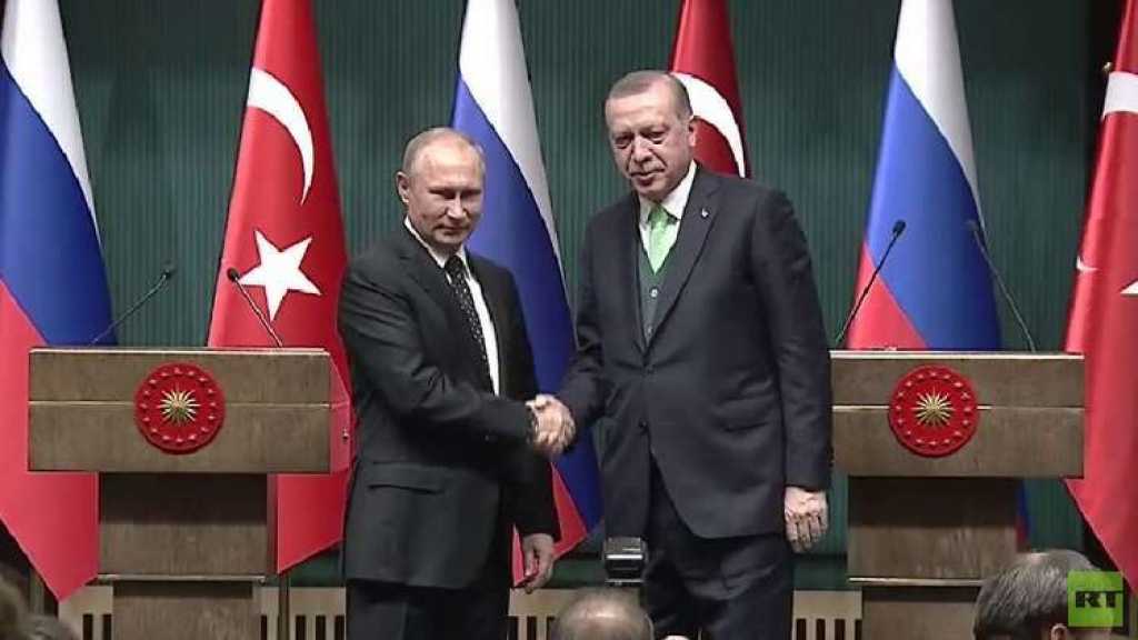 بوتين وأردوغان يتفقان على رفض تهويد القدس ويبحثان في تركيا التعاون العسكري المشترك