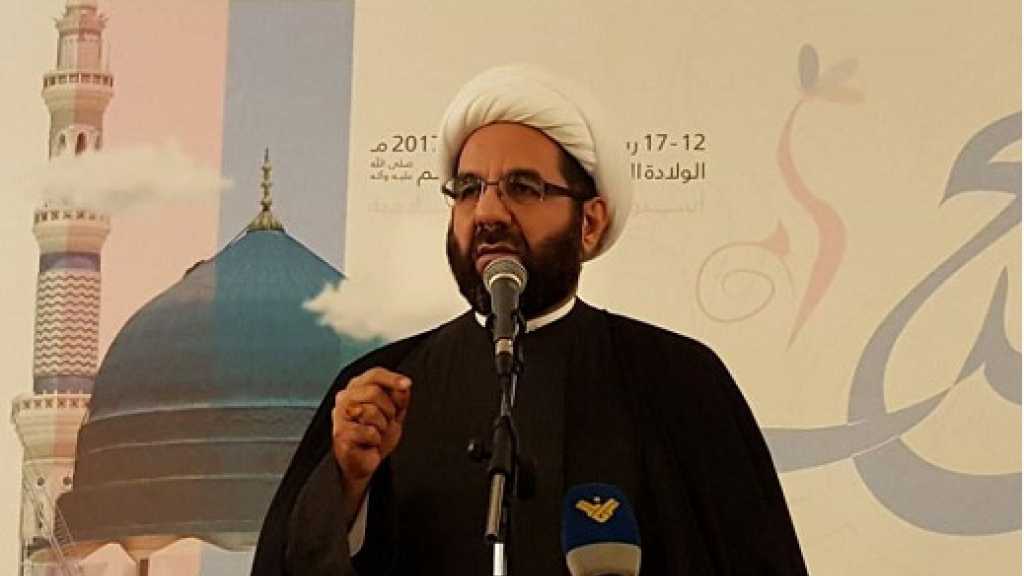 الشيخ دعموش: المقاومة هي الخيار المجدي