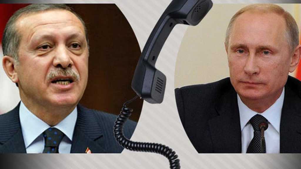  بوتين وأردوغان يبحثان هاتفيا التسوية في الشرق الأوسط