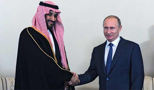 بوتين يلتقي وزير الدفاع السعودي والبحث يتناول الازمة السورية