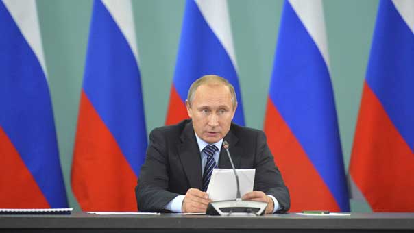 بوتين: صواريخنا كفيلة بالقضاء على الإرهابيين وآمل ألا نضطر لتزويدها برؤوس نووية
