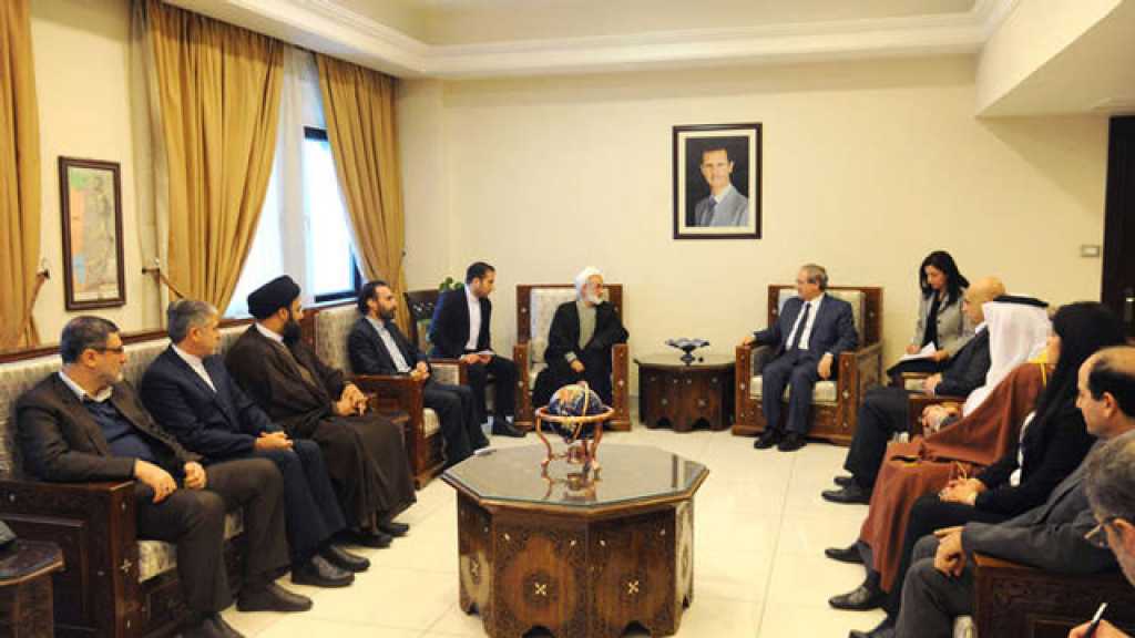 المقداد : فشل مشاريع الأعداء في سوريا دفعهم لدعم الشغب في إيران