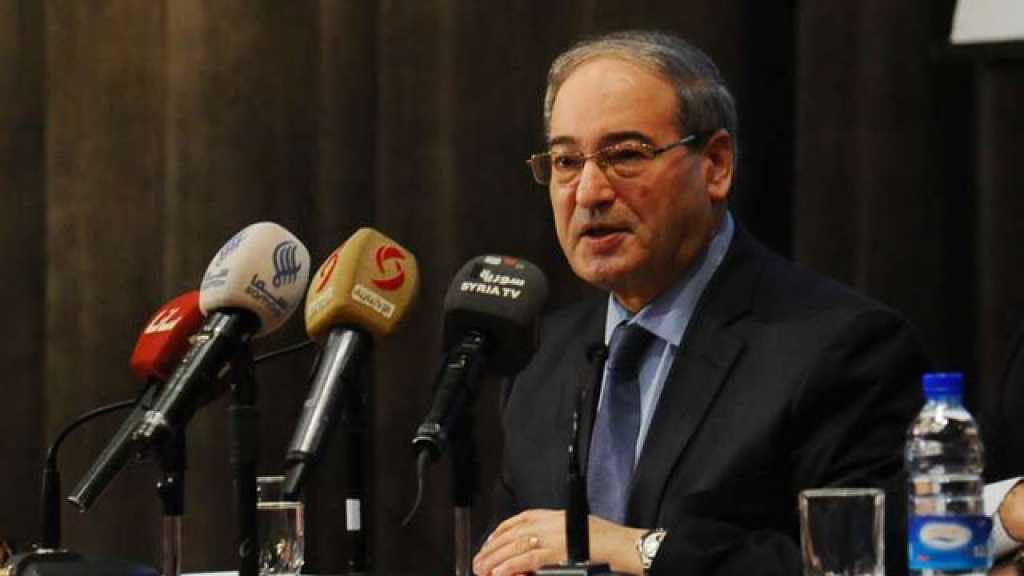 المقداد : دي ميستورا لم يعد مؤهلا لإدارة عملية سلمية لانحيازه لدول خليجية