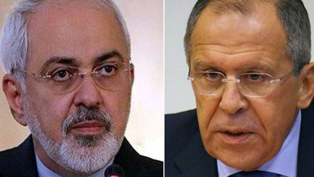 لافروف وظريف يبحثان تسوية الأزمة السورية في سياق مؤتمر سوتشي