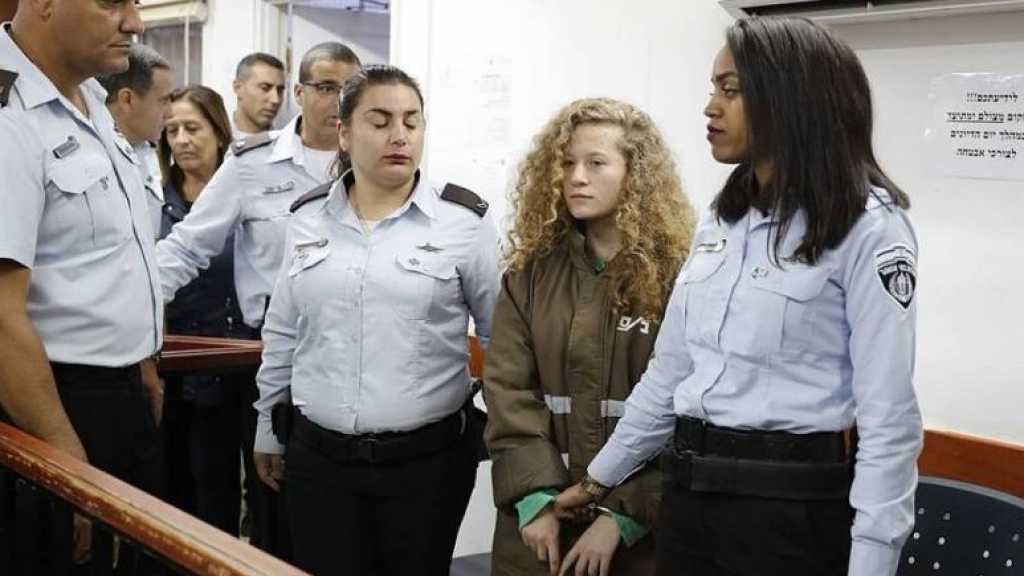 الاحتلال يمدد اعتقال الفتاة عهد التميمي حتى انتهاء الإجراءات