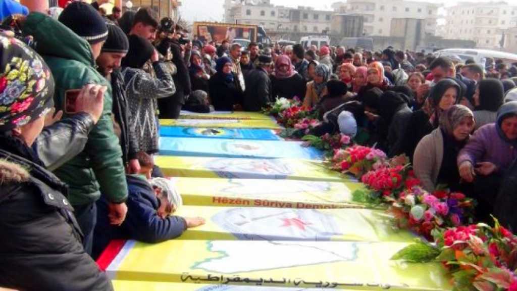 وداع الشهداء في عفرين صمود للأهالي والمقاتلين