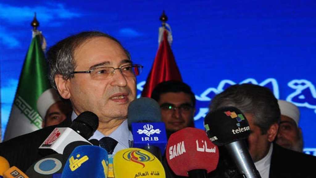 دمشق: كل من يعتدي على سوريا سيلقى مصير الطائرة الإسرائيلية