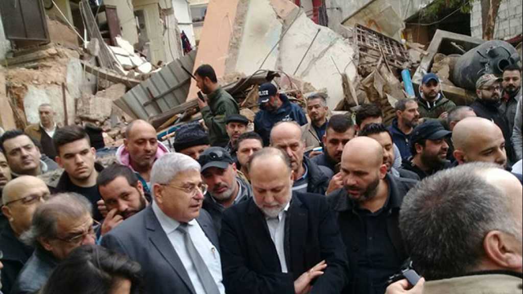 مقتل طفلة ووالدتها وإصابة الوالد في انهيار مبنى في برج البراجنة
