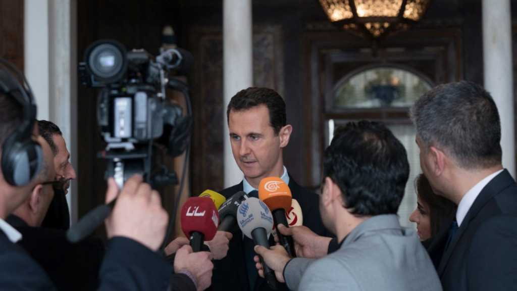 الرئيس الأسد: الحملة ضد سورية تهدف إلى استنهاض الإرهابيين&nbsp;