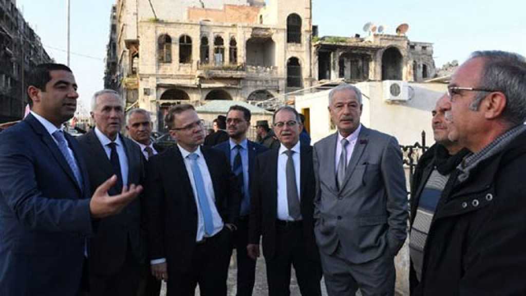 وفد برلماني ألماني في حلب: الإعلام الغربي لا ينقل حقيقة ما يجري