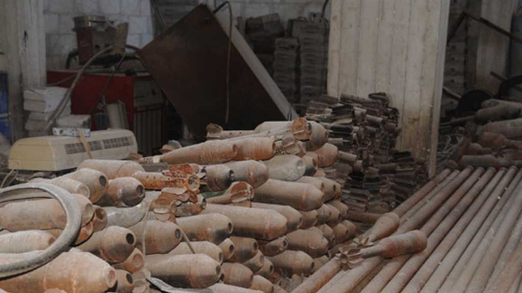 العثور على مصنعين لمواد كيميائية وآخر للصواريخ والقذائف في الغوطة الشرقية