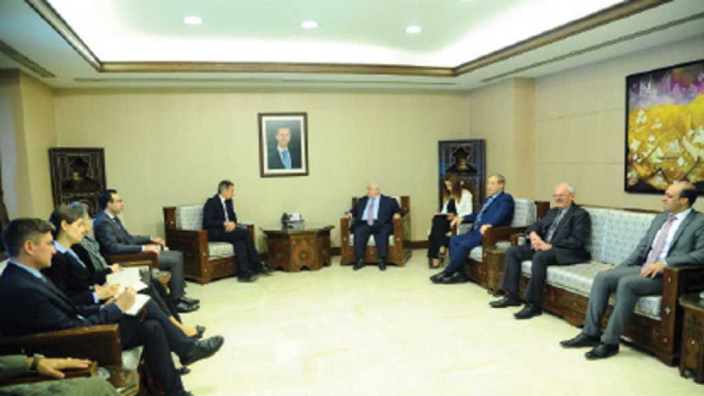 المعلم: مستعدون لتعزيز التعاون مع الصليب الأحمر في إطار الحيادية