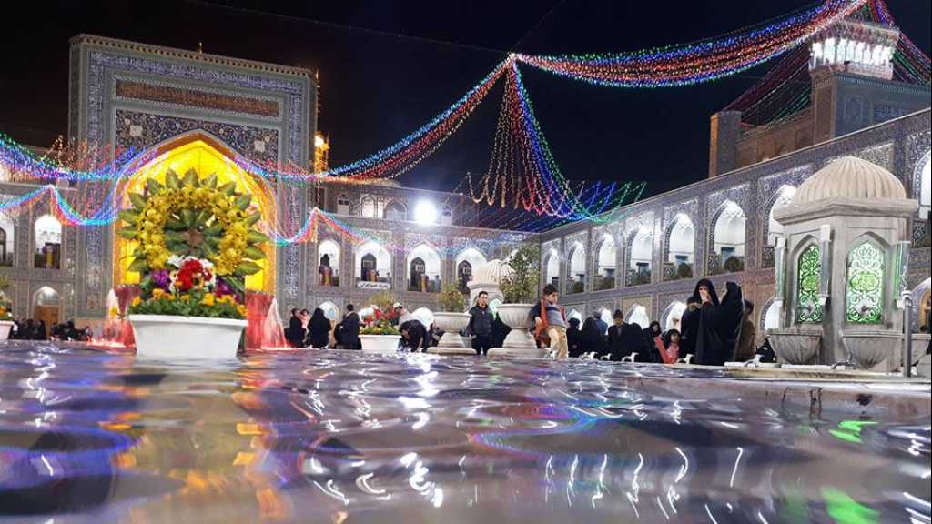 أعمال التنظيف في العتبة الرضوية الشريفة