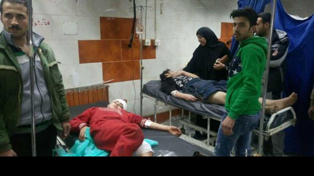 35 شهيداً مدنياً جراء قذيفة صاروخية أطلقها إرهابيون على حي كشكول في جرمانا