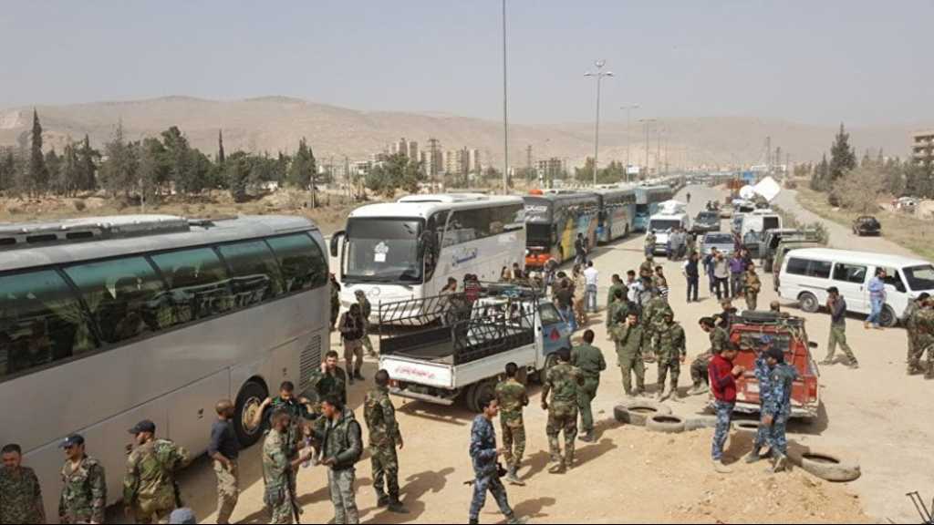 إرهابيو &rsquo;أحرار الشام&rsquo; يغادرون حرستا في الغوطة الشرقية