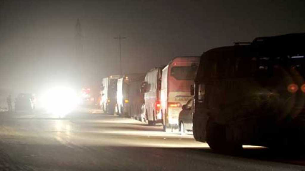 101 حافلة تغادر الغوطة الشرقية إلى إدلب