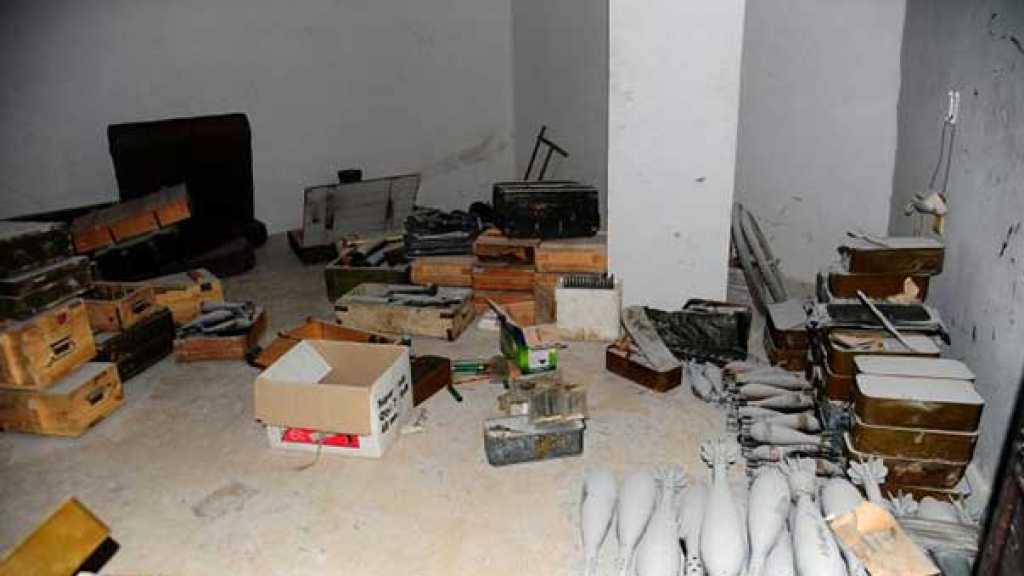  الجيش السوري يعثر على شبكة أنفاق وأسلحة صهيونية من مخلفات الإرهابيين في حرستا