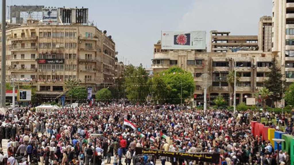 تجمعات جماهيرية في حلب وطرطوس احتفالاً بانتصارات الجيش وتحرير المختطفين