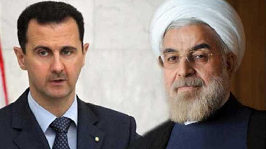 الأسد لروحاني: العدوان لن يزيدنا إلا تصميمًا على الاستمرار في محاربة وسحق الإرهاب