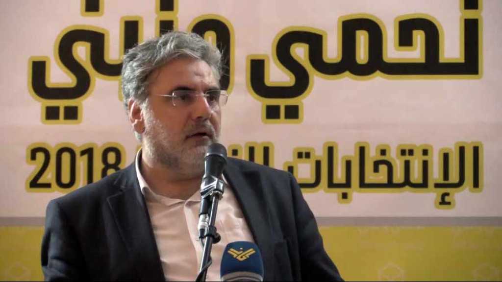 النائب نواف الموسوي: معركتنا الانتخابية نخوضها في ظل الهجمة السعودية التي تريد مصادرة القرار اللبناني