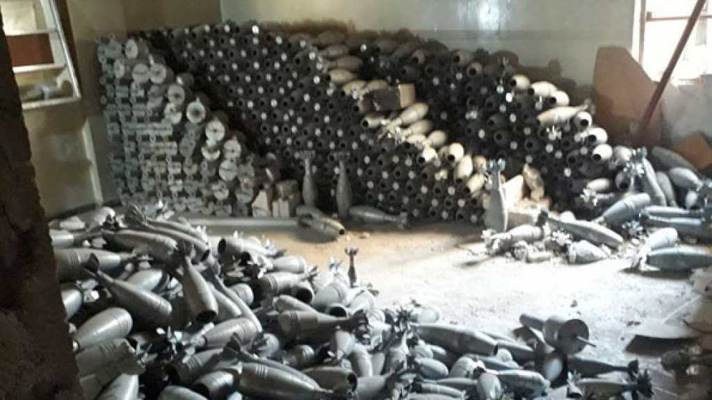 بعض مخلفات  إرهابيي &ldquo;جيش الإسلام&rdquo; في دوما