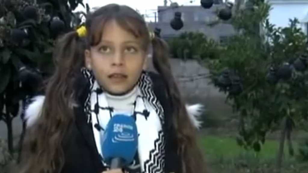   أصغر مراسلة صحفية فلسطينية في العالم تحرج جنود العدو